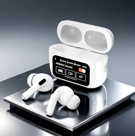 A9 Pro 2 Earbuds with LCD Tablet Airpods pro 2 with LCD touchscreen display